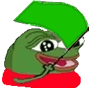 GreenFlag animated emote