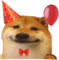 SmileDogParty emote