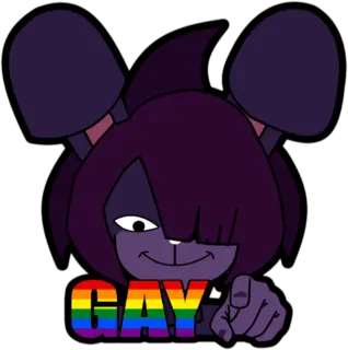 Bonfie_Point_Gay emote