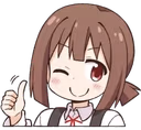 MomijiThumbsUp emote