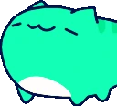 cyan_cat_nodding emote