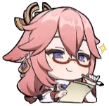 Yaemiko_notes emote