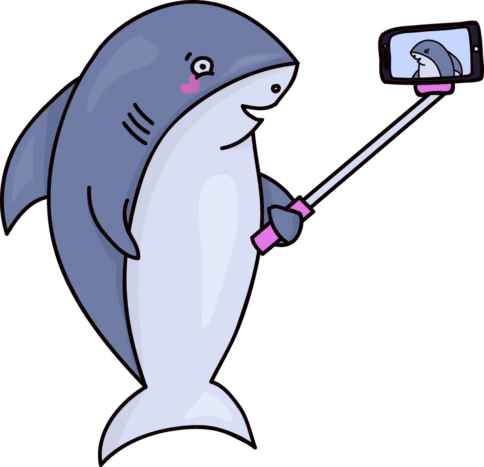 selfieshark emote