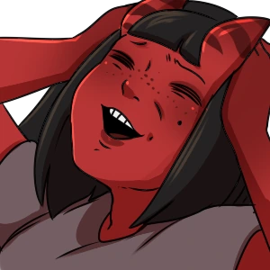 Meru_Laughing emote