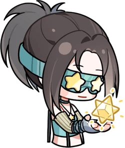 NikkiHoldStar static emote