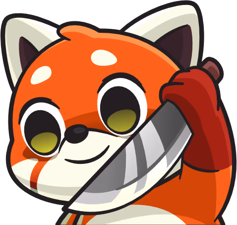 RedPandaKnife emote