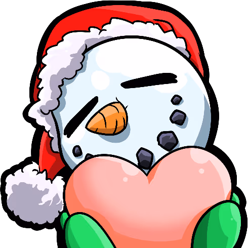 SnowmanHeart emote