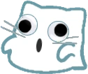 blobcatgooglyghost emote