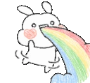 bunny_rainbow4 emote
