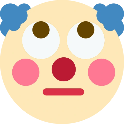 clownrollingeyes emote
