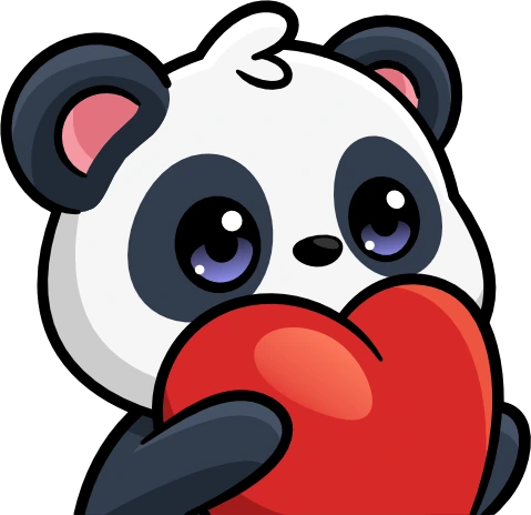 PandaLove emote