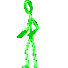 Green_stickman animated emote