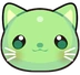 Cutegreencat emote