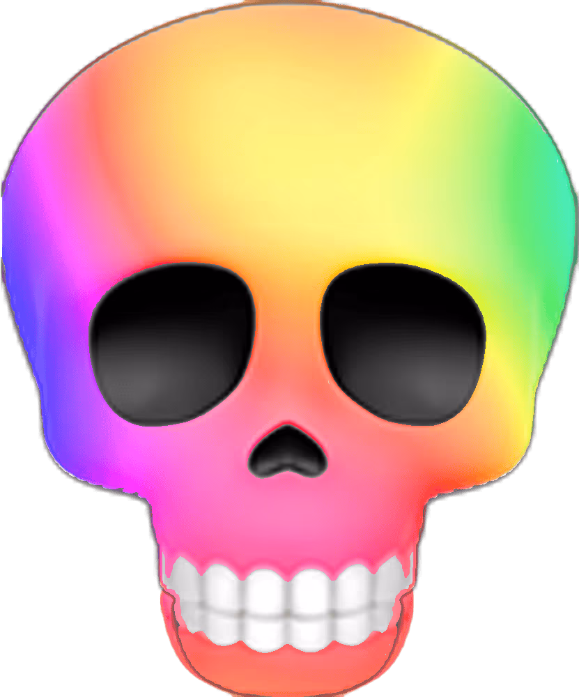 Skull_Rainbow emote