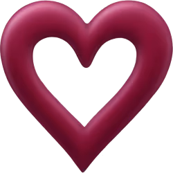 Burgundyheart emote