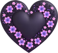 Purplesakuragothheart emote