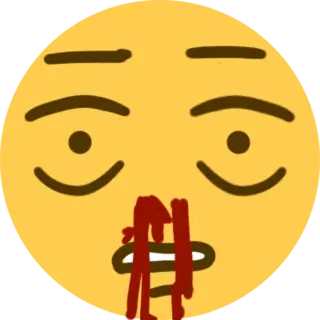 nosebleed emote