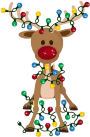 ReindeerChristmasLights emote