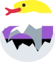 hatched_enby_snake emote