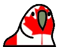 canadaParrot emote