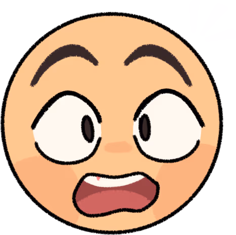 Surprised sticker