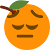 PensiveOrange emote