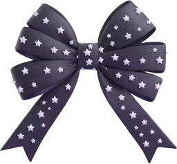 Sparklyblackbow emote
