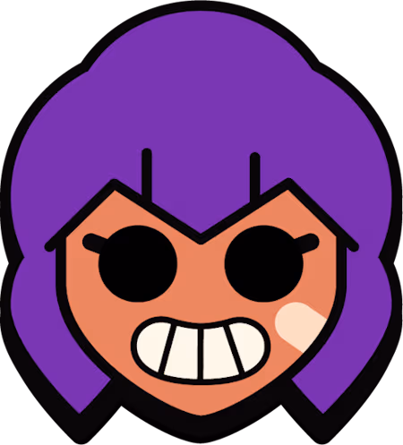 Neutral_Shelly_BrawlStars_Pin emote