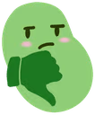 thumbs_down_bean emote