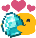 blob_love_diamonds_minecraft emote