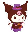 KuromiHalloween emote