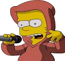 Rapping_Hoodie_Bart emoji
