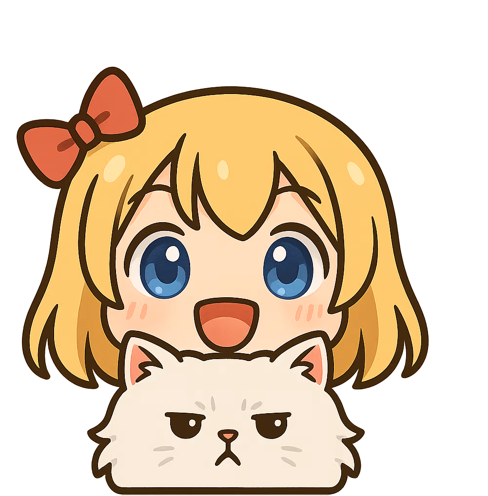 HappyNyuWithCat emote