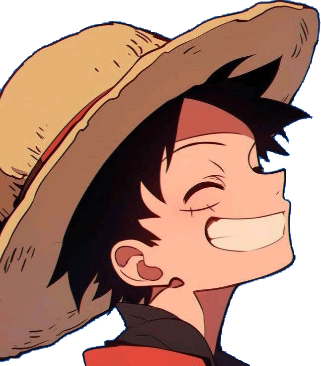 Luffy_SmileStare emote