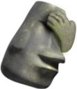 moyai_facepalm emote