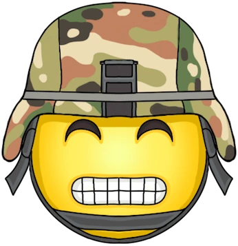 SoldierGridTeeth emote