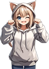 Cuteanimecatgirl emote