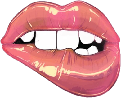 LipBitePink emote