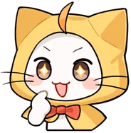 MomoMouthPoint emote