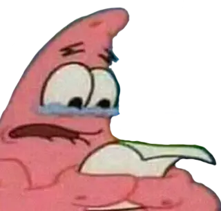 patrickcryread emote