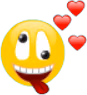 hearts emote