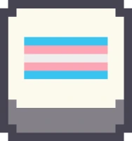 pixel_flag_transgender emoji
