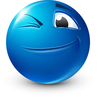 blueemoji_wink emoji
