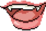 pixel_fangs emote