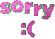 sorry emote