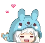 Blue_Kawaii_Bunny emote