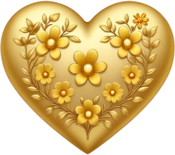 Goldflowerheart emote