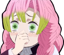 MitsuriShocked emote