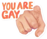 Youaregay emote