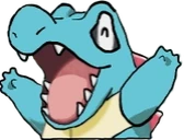 TOTODILE emote